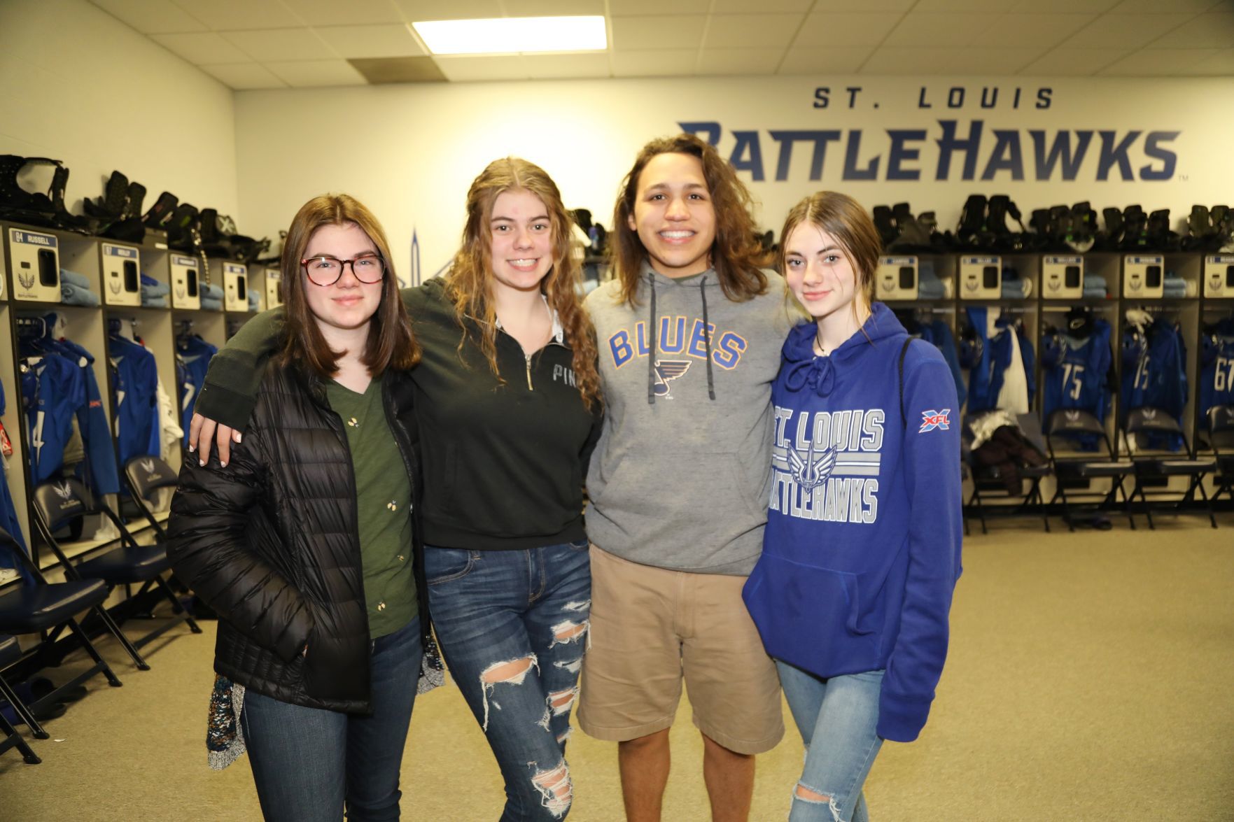 Ella and Izzy Radosevich, Colin Davis, Sam Radosevich
